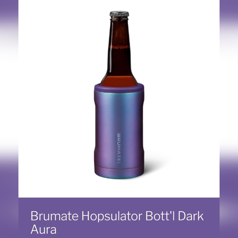NEW Brumate Hopsulator Bott'l, 12oz Dark Aura